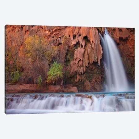Havasu Falls, Grand Canyon, Arizona I Canvas Print #TFI456} by Tim Fitzharris Canvas Art