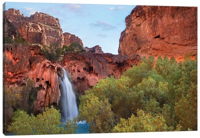 Havasu Falls, Grand Canyon, Arizona II Canvas Art Print - Waterfall Art
