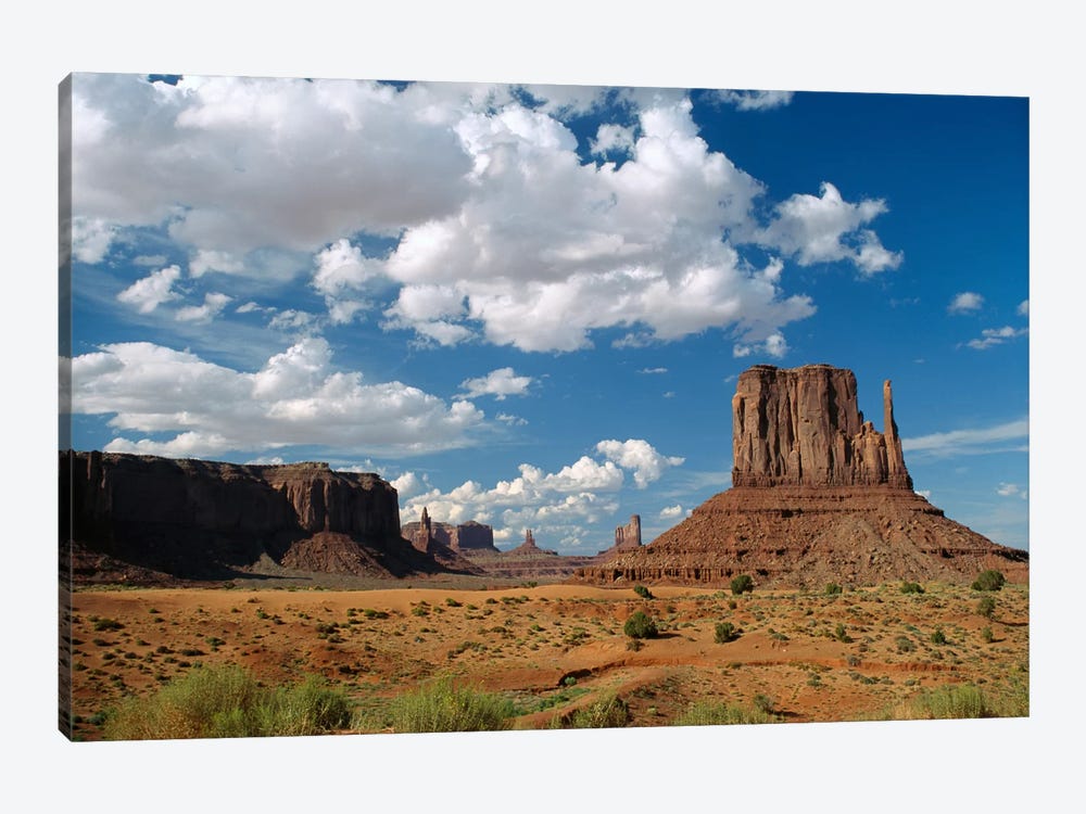 Landscape View, Monument Valley Navajo Tribal Park, Arizona by Tim Fitzharris 1-piece Canvas Print
