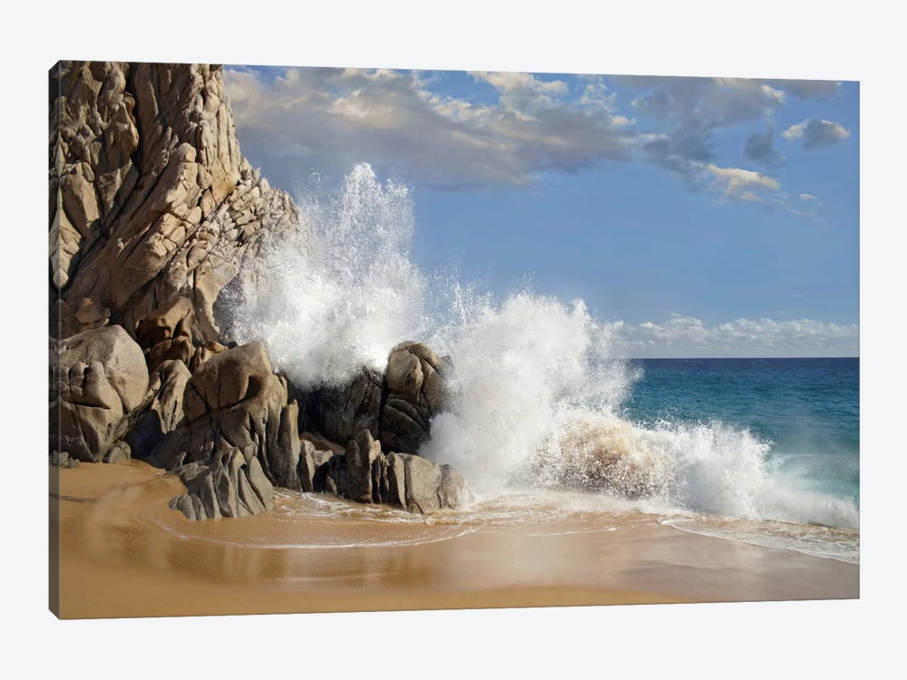 Lover's Beach With Crashing Waves, Cabo San Lucas, Mexico by Tim Fitzharris 1-piece Canvas Art Print