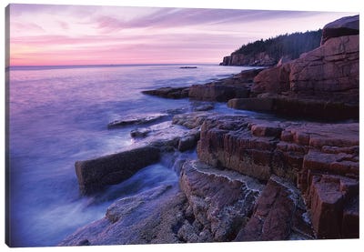 Atlantic Coast Near Thunder Hole, Acadia National Park, Maine II Canvas Art Print - Acadia National Park