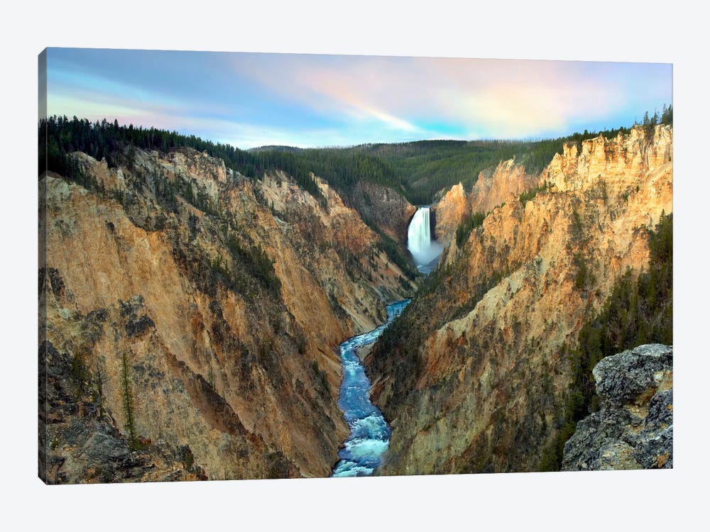 Lower Yellowstone Falls, Yellowstone National Park, Wyoming III by Tim Fitzharris 1-piece Canvas Artwork