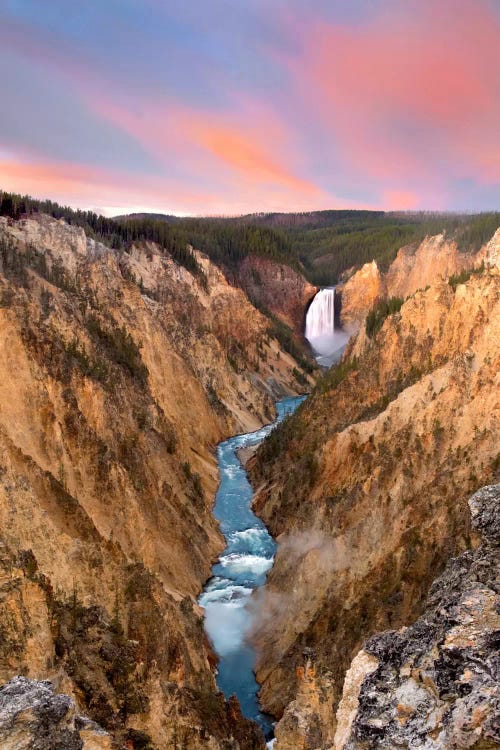 Lower Yellowstone Falls, Yellowstone National Park, Wyoming IV by Tim Fitzharris wall art