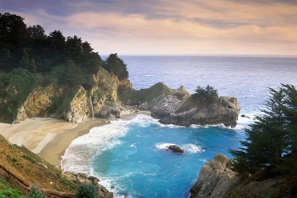 Minden Pictures: Mcway Cove And Mcway Falls, Julia Pfieffer-Burns State Park, California by Tim Fitzharris