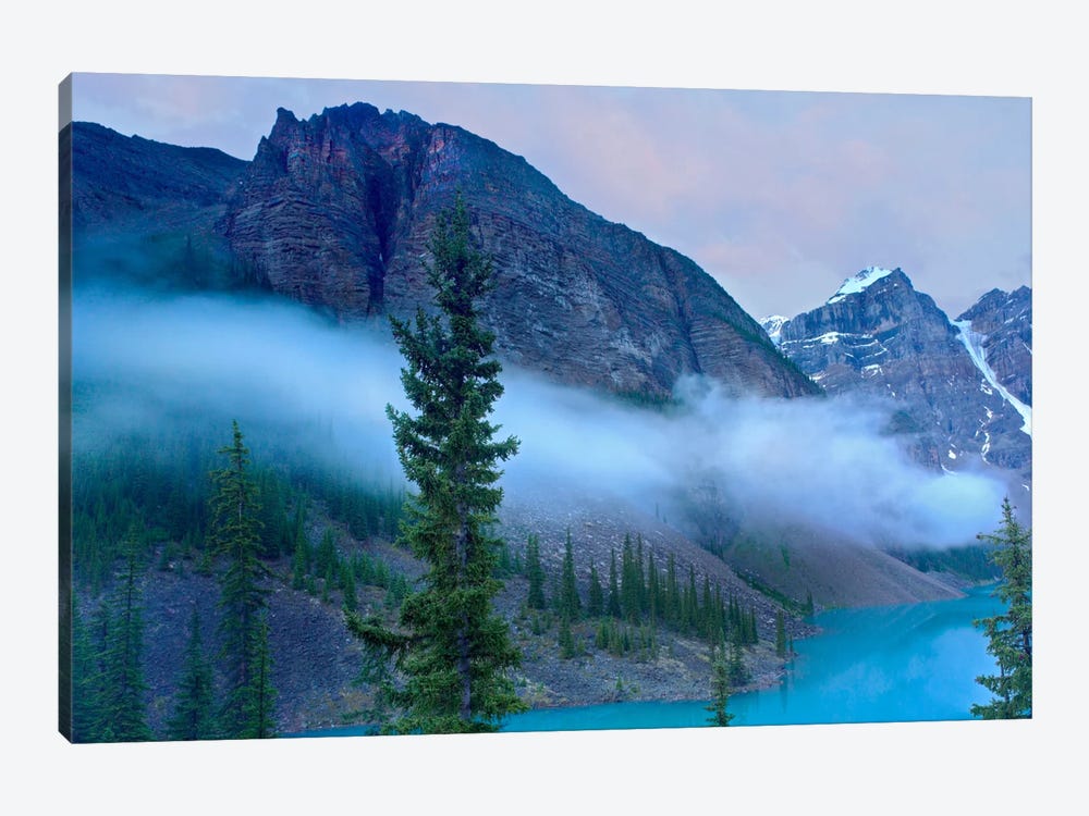 Moraine Lake In The Valley Of Ten Peaks, Banff National Park, Alberta, Canada 1-piece Canvas Art Print