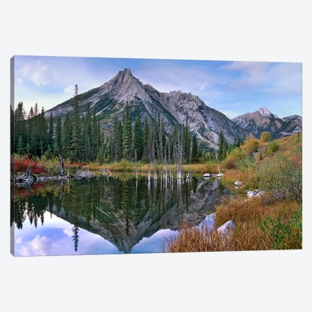 Mount Lorette, Alberta, Canada Canvas Print #TFI634} by Tim Fitzharris Canvas Artwork