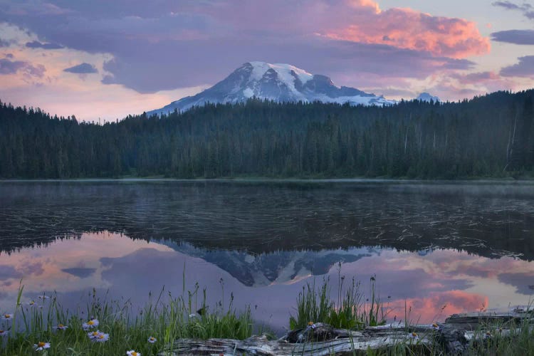 Mount Rainier And Reflection Lake, Mount Rainier National Park, Washington II by Tim Fitzharris wall art