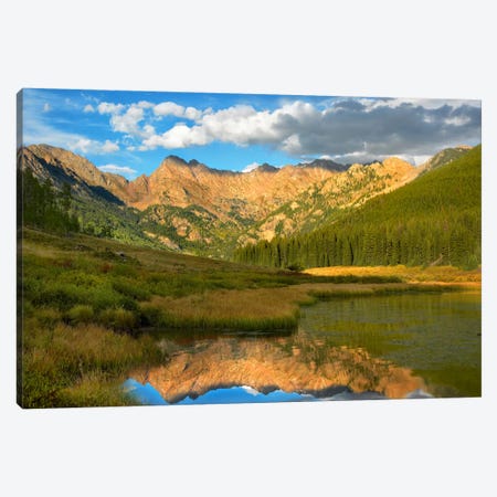 Mt Powell And Piney Lake, Colorado II Canvas Print #TFI662} by Tim Fitzharris Canvas Artwork