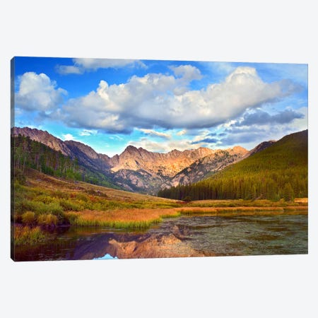 Mt Powell And Piney Lake, Colorado III Canvas Print #TFI663} by Tim Fitzharris Canvas Artwork