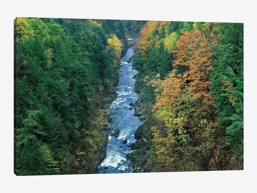 Ottauquechee River And Quechee Gorge, Vermont by Tim Fitzharris 1-piece Canvas Art Print