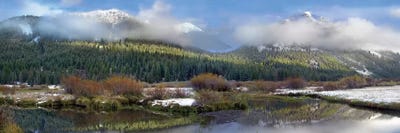 Panoramic View Of The Pioneer Mountains, Idaho by Tim Fitzharris acrylic art print