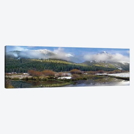 Panoramic View Of The Pioneer Mountains, Idaho Canvas Print #TFI775} by Tim Fitzharris Art Print