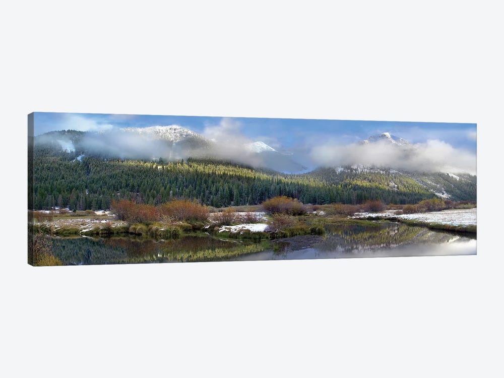 Panoramic View Of The Pioneer Mountains, Idaho by Tim Fitzharris 1-piece Canvas Print