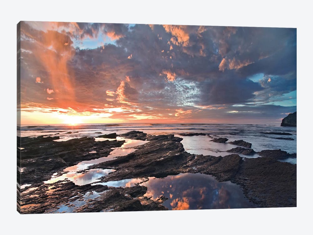 Pelada Beach At Sunset, Costa Rica by Tim Fitzharris 1-piece Canvas Art