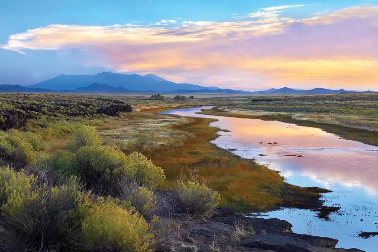 Rio Grande And The Sangre De Cristo Mountains, Colorado