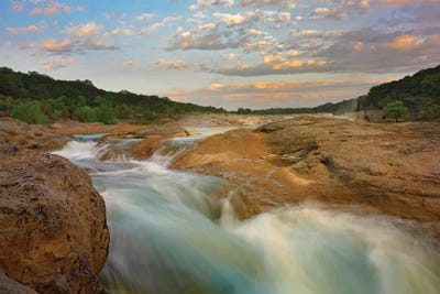 River In Pedernales Falls State Park, Texas by Tim Fitzharris framed wall art