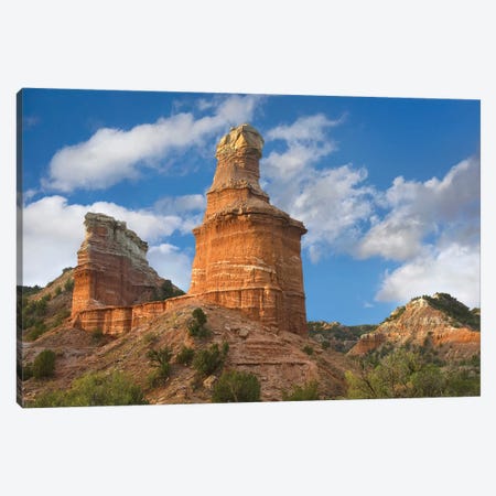 Rock Formation Called The Lighthouse, Palo Duro Canyon State Park, Texas Canvas Print #TFI896} by Tim Fitzharris Canvas Artwork