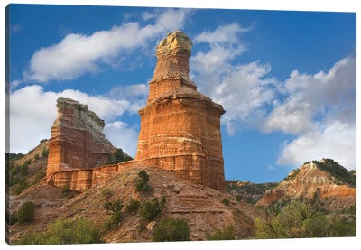 Rock Formation Called The Lighthouse, Palo Duro Canyon State Park, Texas Canvas Art Print