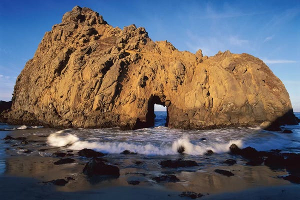 Big Sur: Sea Arch At Pfeiffer Beach, Big Sur, California by Tim Fitzharris