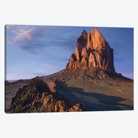 Shiprock, The Basalt Core Of An Extinct Volcano, New Mexico IV Canvas Print #TFI995} by Tim Fitzharris Canvas Art Print
