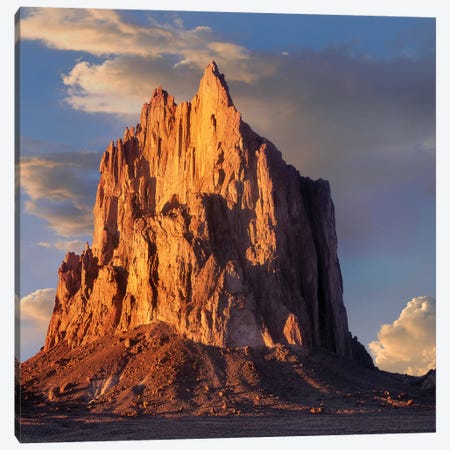 Shiprock, The Basalt Core Of An Extinct Volcano, New Mexico VI Canvas Print #TFI997} by Tim Fitzharris Canvas Art Print