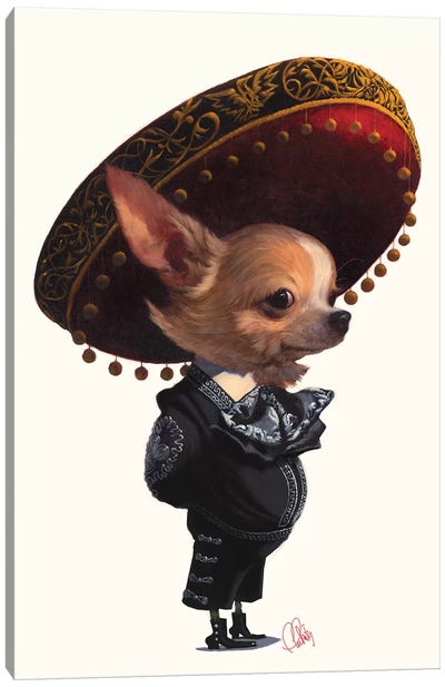 Senorita Canvas Art Print - Chihuahua Art
