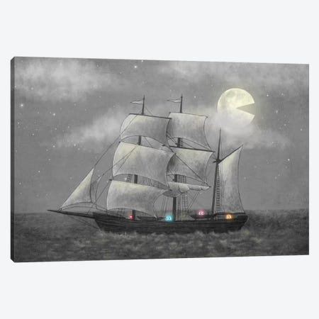 Ghost Ship Canvas Print #TFN100} by Terry Fan Canvas Artwork
