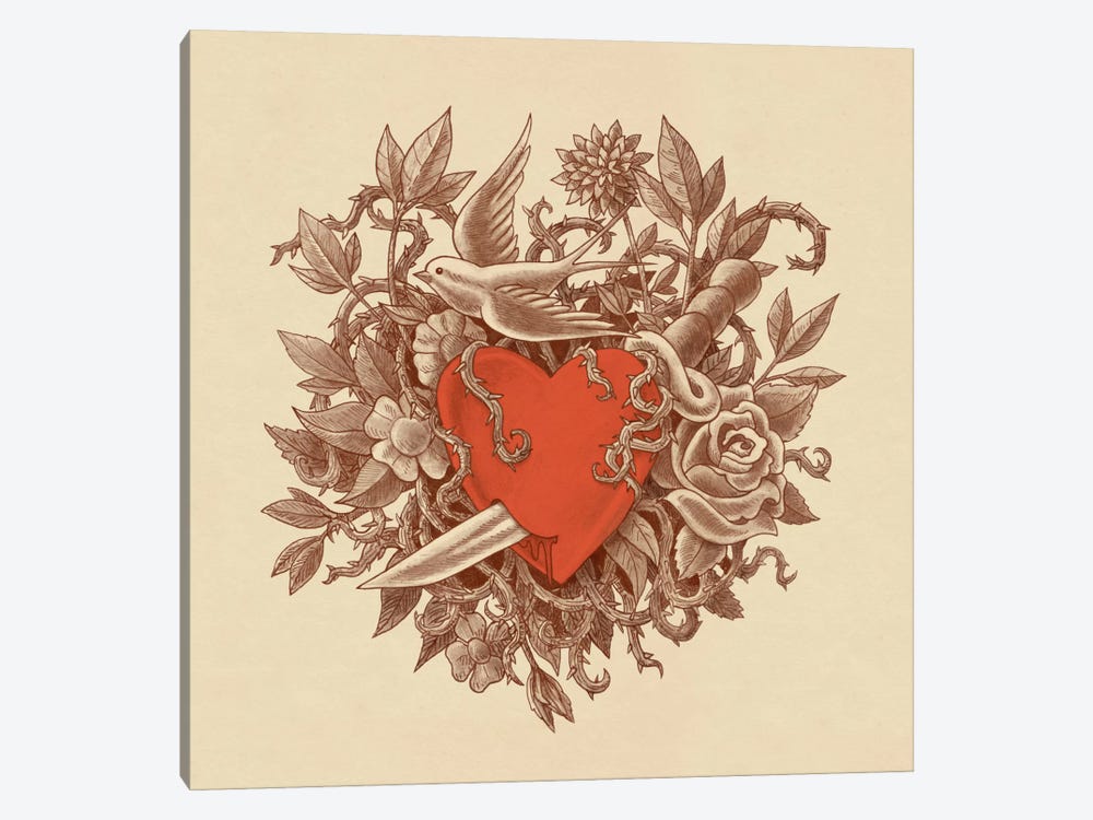 Heart Of Thorns by Terry Fan 1-piece Art Print