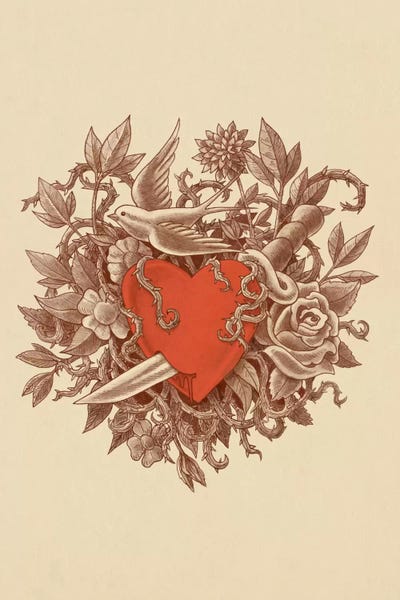 Book illustrations: Heart Of Thorns Portrait by Terry Fan