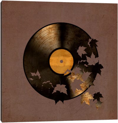 Autumn Song Canvas Art Print - Vinyl Records
