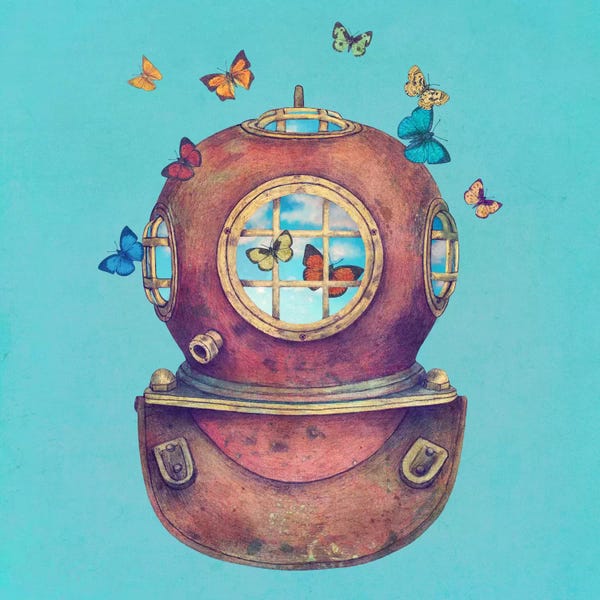 Children's Illustrations: Inner Space Square by Terry Fan