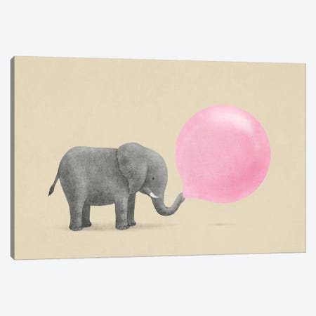 Jumbo Bubble Gum Canvas Print #TFN113} by Terry Fan Art Print