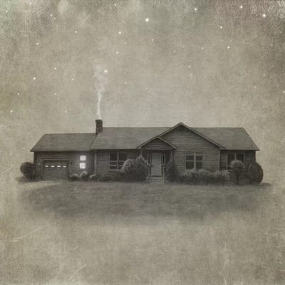 Late Night Square by Terry Fan art print