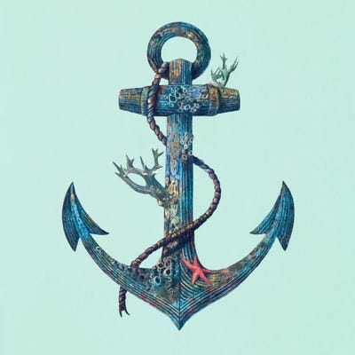 Lost at Sea Square #2 by Terry Fan art print