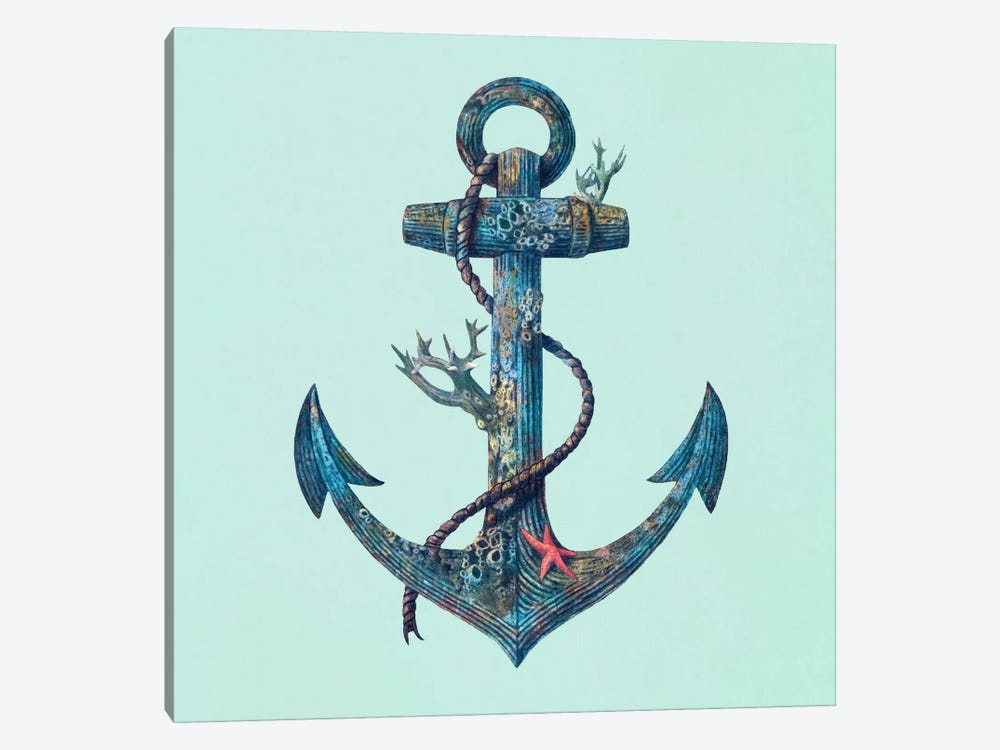Lost at Sea Square #2 by Terry Fan 1-piece Canvas Art