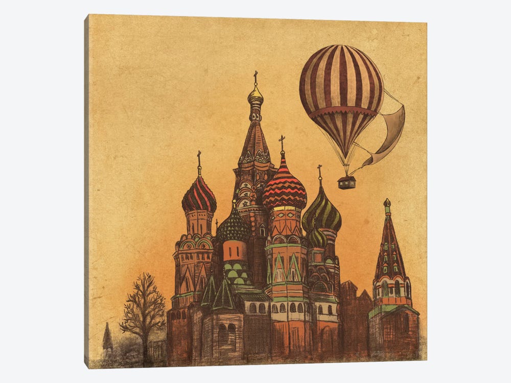 Moving To Moscow Square by Terry Fan 1-piece Canvas Print