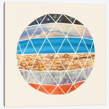 Natural Geodesic Canvas Print #TFN136} by Terry Fan Canvas Artwork