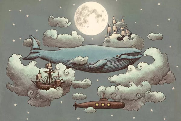 Illustrations: Ocean Meets Sky #1 by Terry Fan