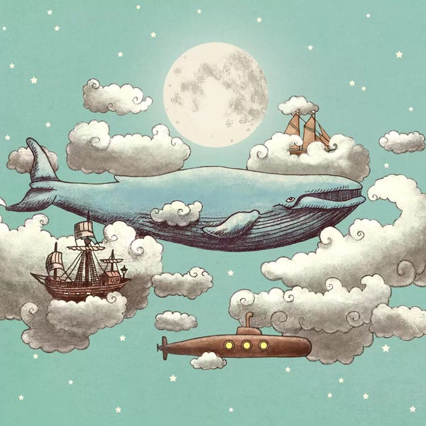 Terry Fan: Ocean Meets Sky Square #2 by Terry Fan
