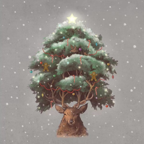 Book illustrations: Reindeer Tree by Terry Fan