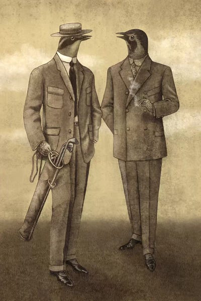 Book illustrations: Birds of a Feather by Terry Fan