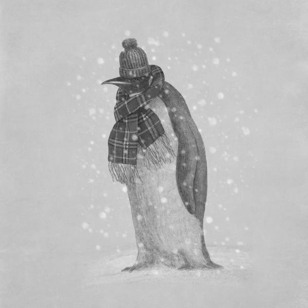 Christmas Animals: South Pole Essentials Square by Terry Fan