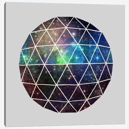 Space Geodesic Canvas Print #TFN182} by Terry Fan Canvas Wall Art