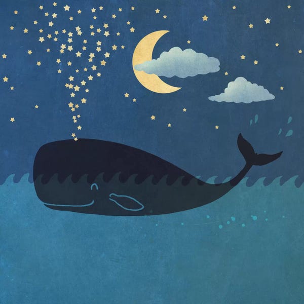 Kids Ocean Life Art: Star Maker Square by Terry Fan