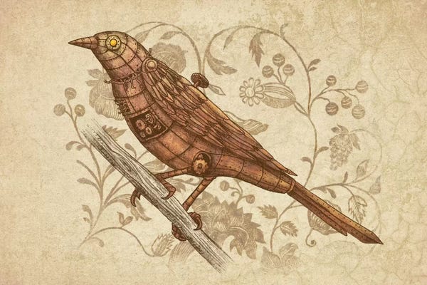 Whimsical Steampunk: Steampunk Songbird by Terry Fan