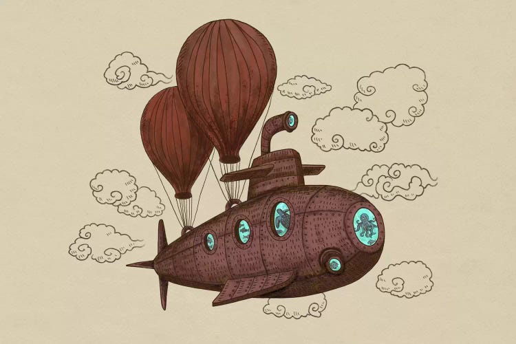 The Fantastic Voyage Landscape by Terry Fan wall art