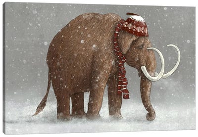 The Ice Age Sucked Canvas Art Print - Book Illustrations 