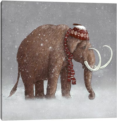 The Ice Age Sucked Square Canvas Art Print - Terry Fan