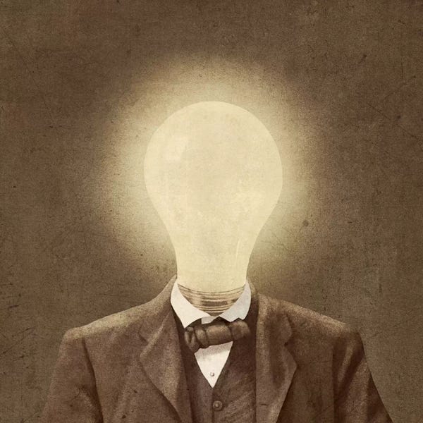 Book illustrations: The Idea Man Square by Terry Fan