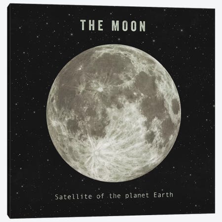 The Moon Canvas Print #TFN204} by Terry Fan Canvas Wall Art